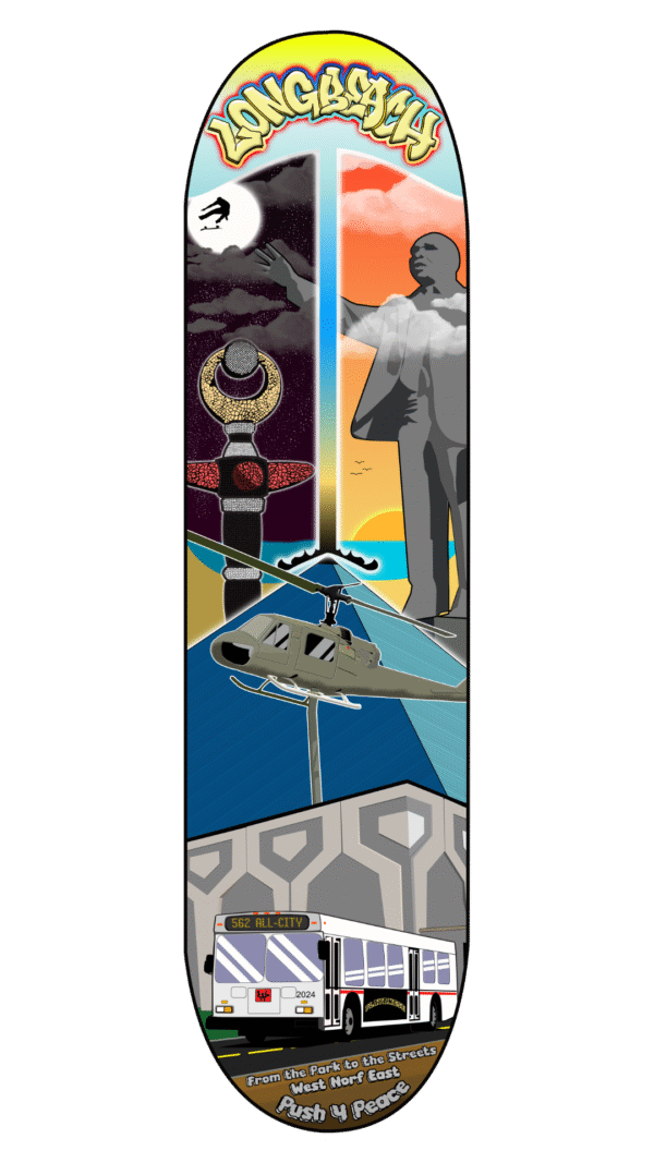Long Beach All City Skate Deck
